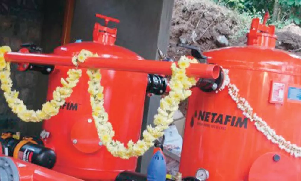 Israeli drip irrigation system set up in K’taka coffee estate