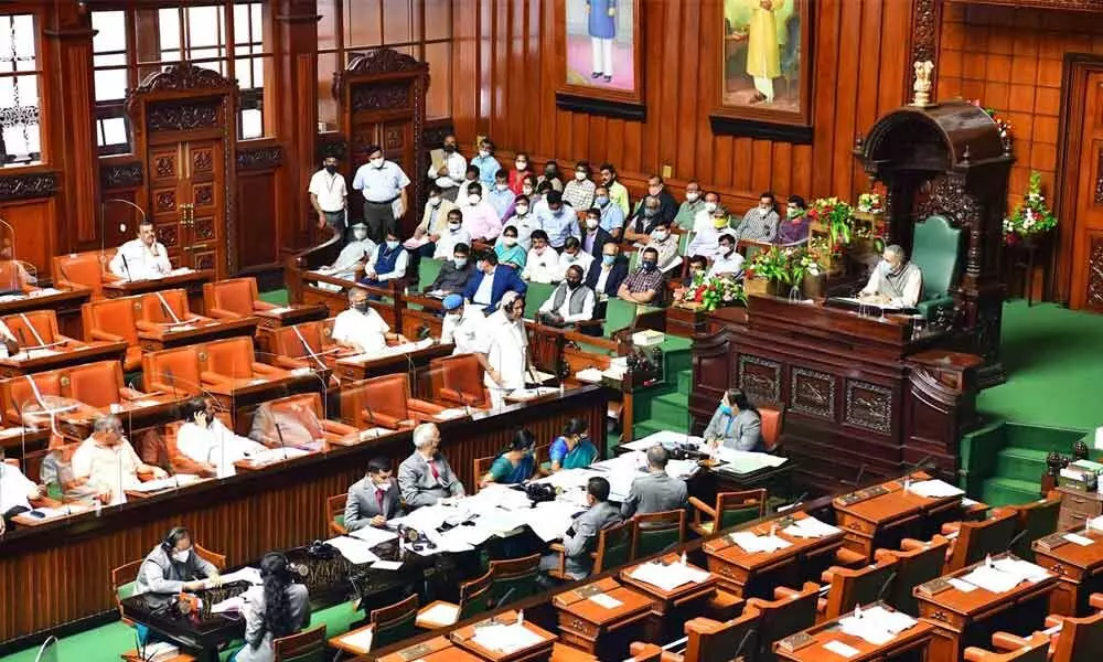 Cong boycotts Assembly proceedings to protest passage of anti-cow slaughter bill