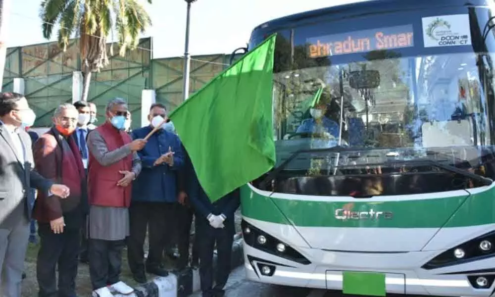 Olectra deploys first  Electric Buses in Dehradun