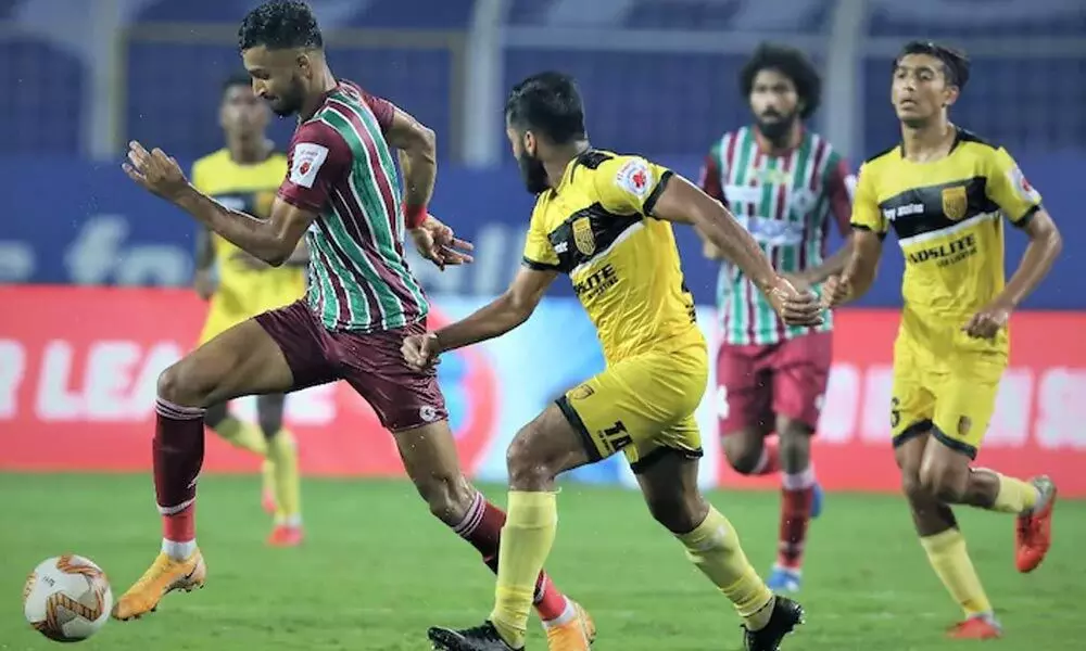 Hyderabad fight back from a goal down in a 1-1 draw against ATKMB