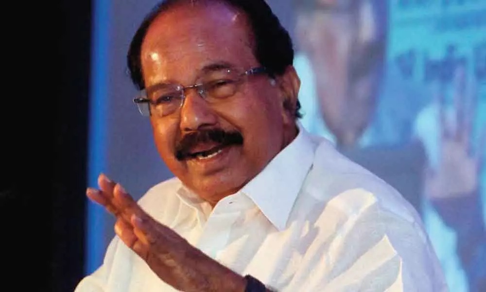 Former Union minister M. Veerappa Moily