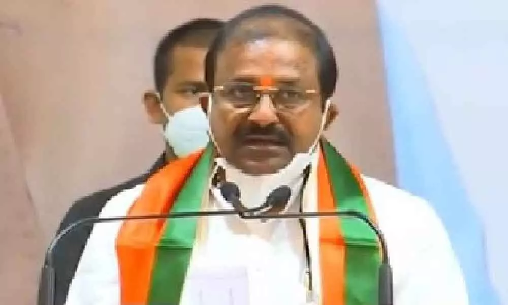 BJP Andhra Pradesh state president Somu Veerraju