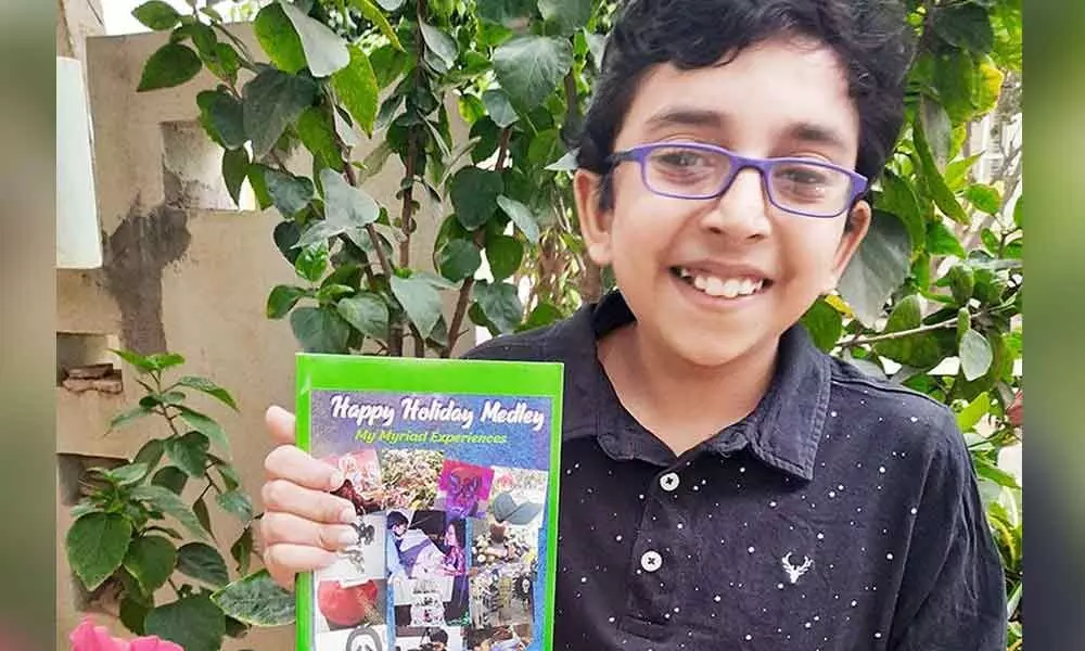 Class 7 student Arnay Agarwal authors book