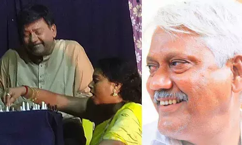 The environment is not permitting the writer to discuss any social issue, says veteran actor, writer and director YS Krishneswara Rao