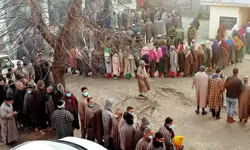 J&K DDC polls phase 7: 10.66% votes polled in 2 hours (Photo/IANS)