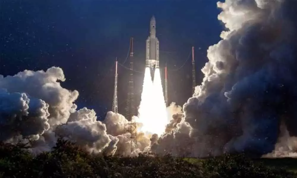PSLV rocket lifts-off with Indias 42nd communication satellite CMS-01
