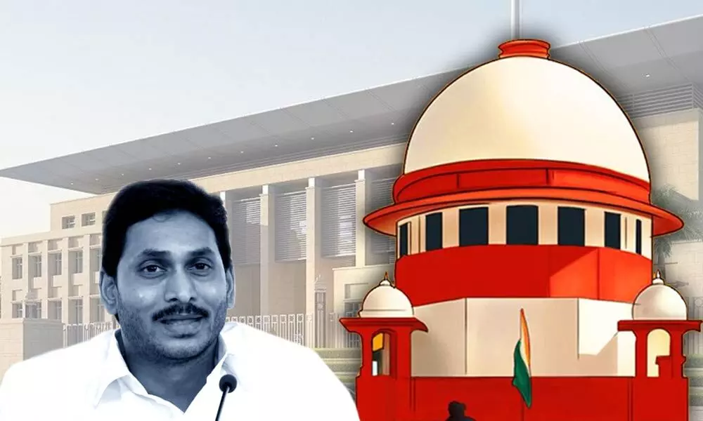 Supreme Court stays Andhra High court orders of examining constitutional breakdown in state