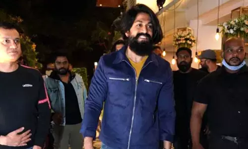 Spotted: Kannada Actor Yash At Dil Raju Birthday Bash