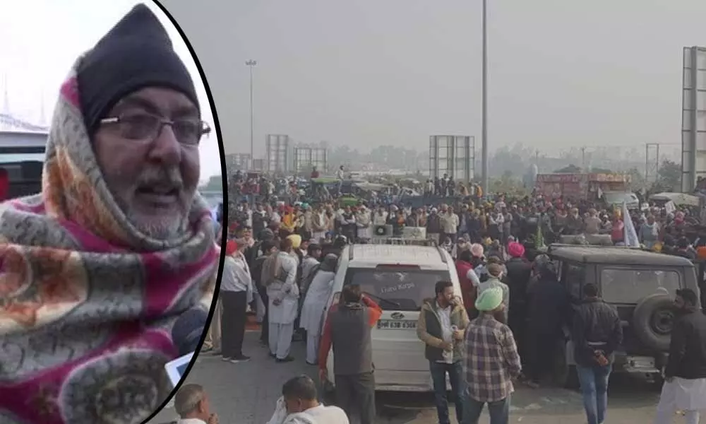 Protesting farmers steadfast in their demands as Delhi temperature plummets to seasons lowest yet