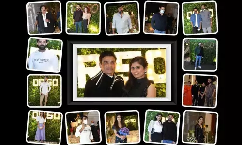 Balakrishna missing at Dil Rajus birthday bash?