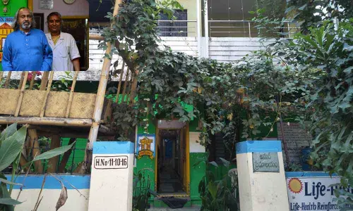 Andari Illu – All are welcome ( inset: doctor couple Dr Surya Prakash and Dr S V Kameshwari )