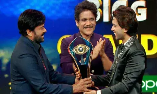 Abhijeet as Bigg Boss 4 Telugu Winner