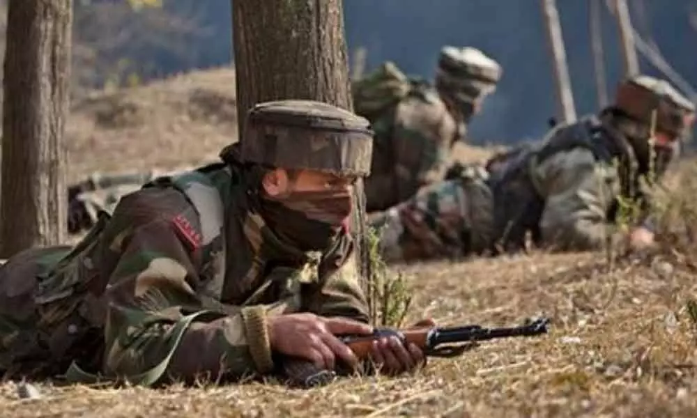 2 terrorists surrender during encounter in Kashmir