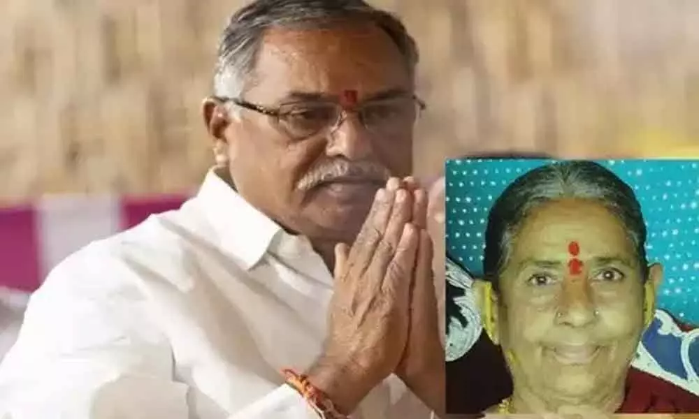Peddapalli MLA Dasari Manohar Reddy’s Mother Madhuravva Passes Away