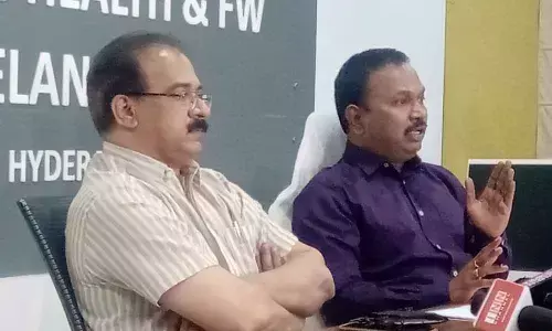 Directorate of Health, Telangana, Dr G Srinivas Rao addresses media briefing measures being taken in wake of new virus strain in UK.  Today