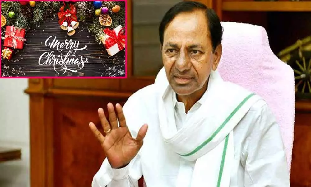 Chief Minister K.Chandrashekhar Rao on Thursday extended his Christmas greetings to the people in the State.