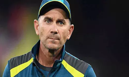 Australia’s head coach Justin Langer