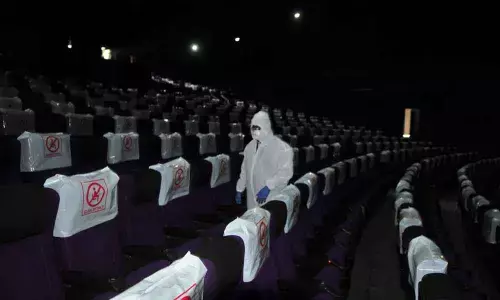 Gruelling wait over for movie buffs   Photo: Srinivas Setty