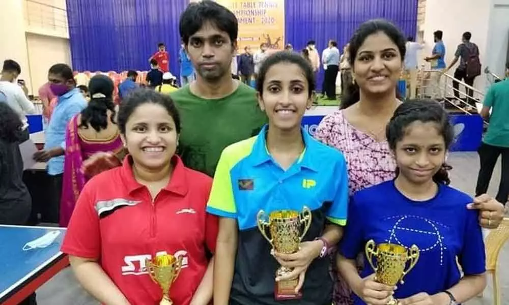 Krishna district table tennis players who bagged medals