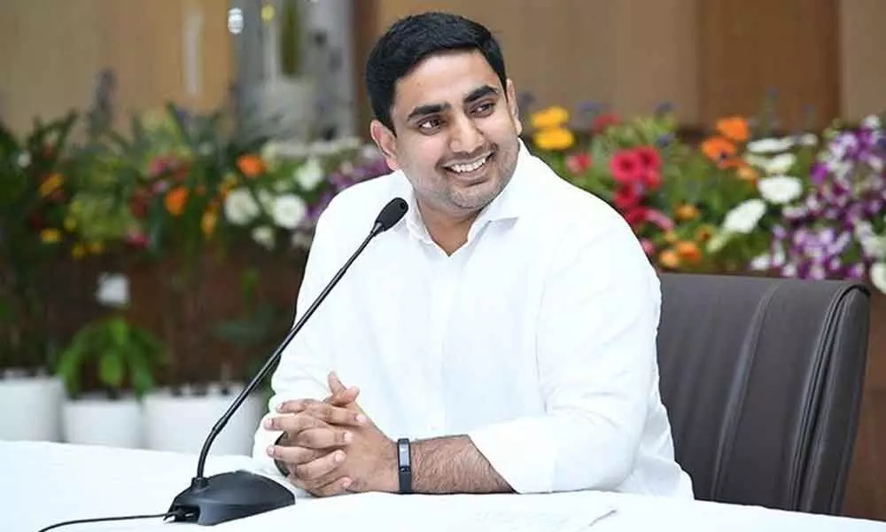 TDP national general secretary Nara Lokesh