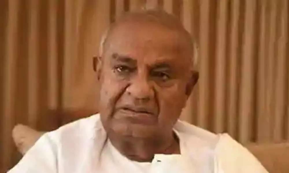 Deve Gowda rules out JD(S) merger with BJP