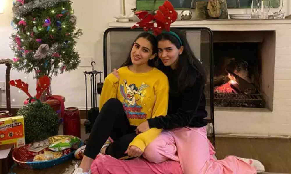 Sara Ali Khan Pose With Her Bestie Sara As They Celebrate Christmas Together