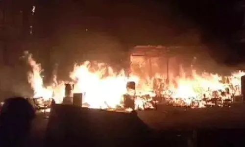 Fire breaks out at mask manufacturing unit in Delhis Mayapuri; one dead