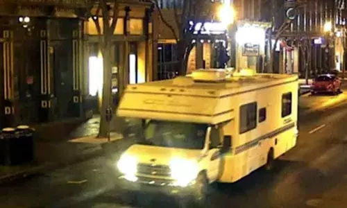 Christmas Day terror explosion with weird message hits US city