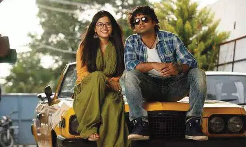 Kirik Party, starring Rakshit Shetty and Rashmika Mandanna