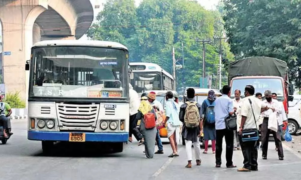 In spite of TSRTC officials claiming all safety measures are being taken, no such measure are being taken, complains a passenger