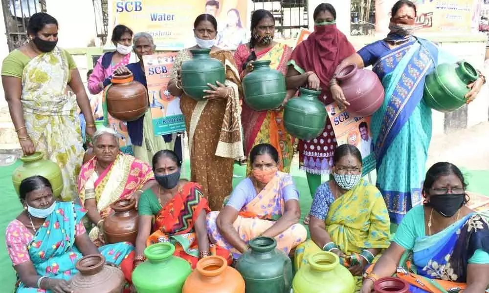 SCB residents protest for cut in water tariff