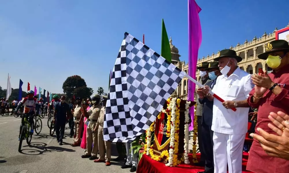 CM BS Yediyurappa flags off Aditya Mehta Foundation’s Infinity Ride-2020
