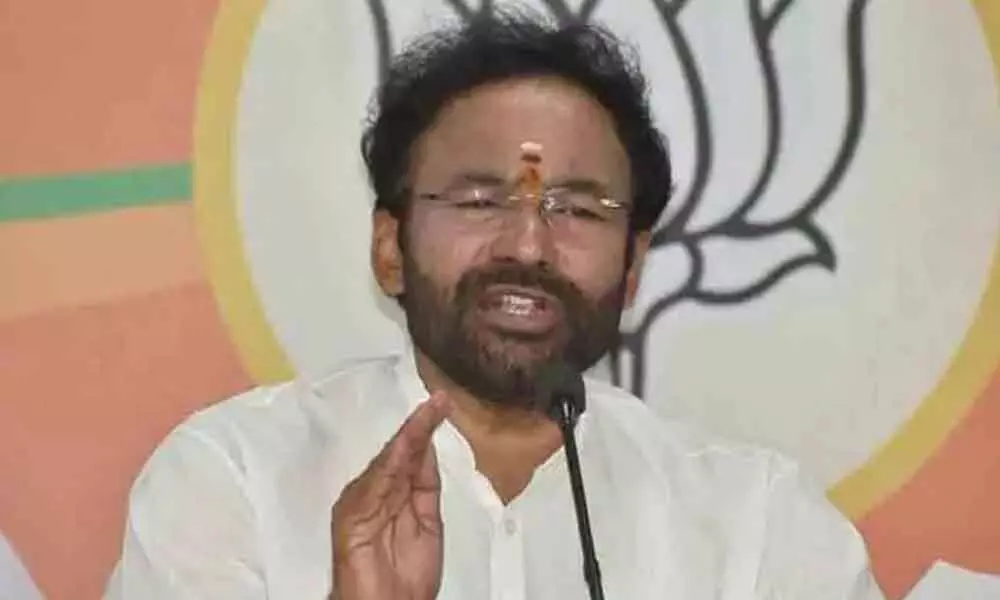 Union Minister of State for Home Affairs G Kishan Reddy