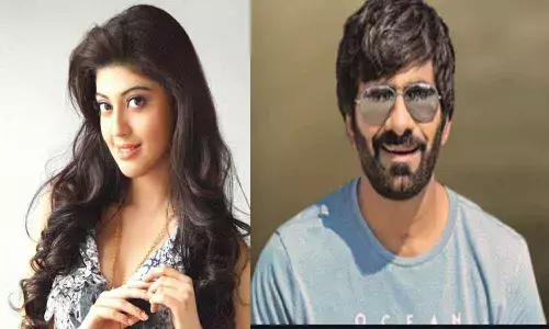 Pranitha Subhash and Ravi Teja