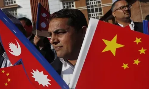 Chinese delegation meets top NCP leaders