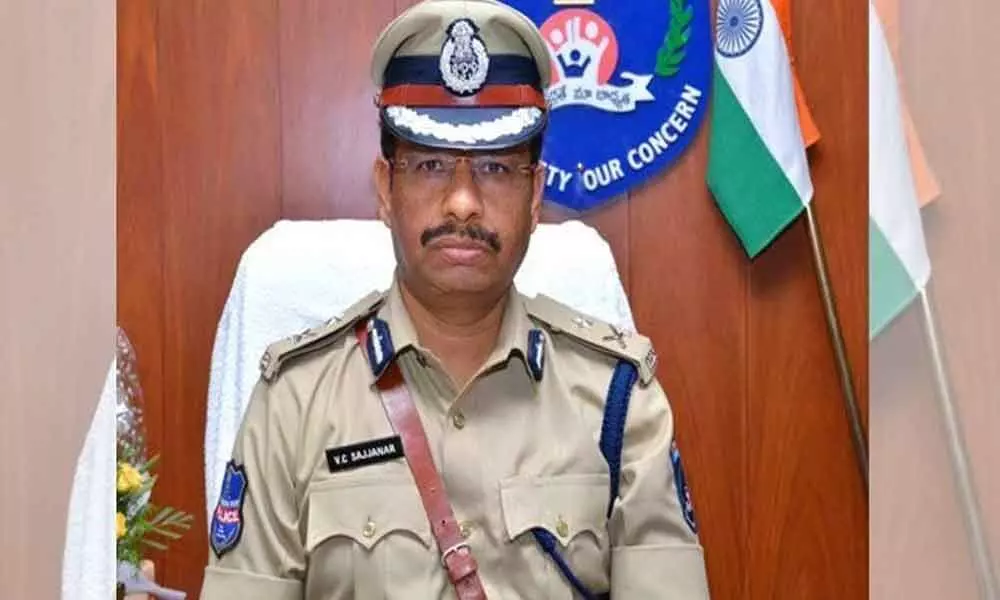 Cyberabad Commissioner of Police VC Sajjanar