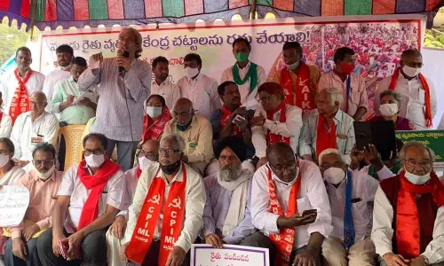 AIKSCC questions Telangana move on farm laws