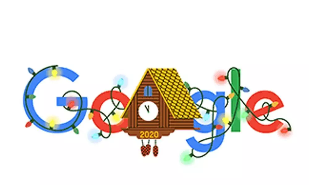Google Marks New Year’s Eve with its Doodle