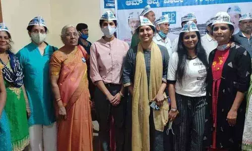 Aam Aadmi Party makes inroads with 17 wins