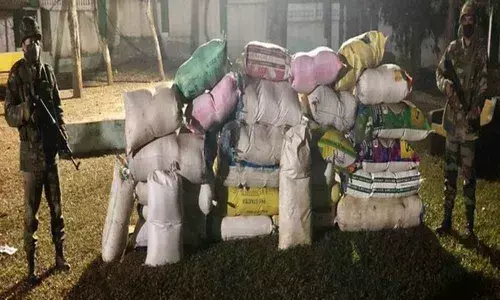 Contraband goods worth Rs 74 lakhs seized in Tripura