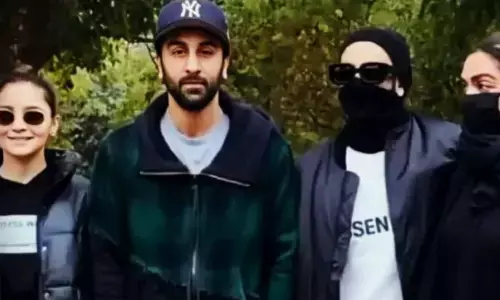 Deepika, Ranveer, Ranbir And Alia Return To Mumbai After The Gala New Year Celebrations