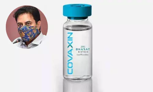 KTR congratulates scientists of Bharat Biotech on getting DCGI approval for Covaxin