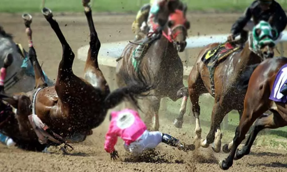 Jockey dies during horse race in Hyderabad