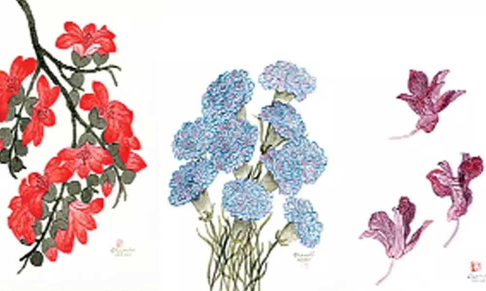 An artists ode to floral beauty