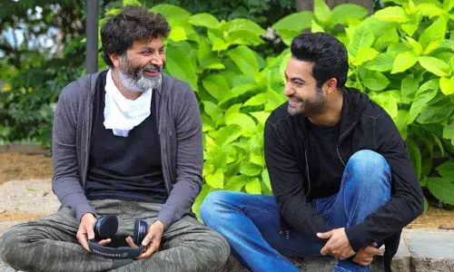 Trivikram Srinivas and Jr NTR