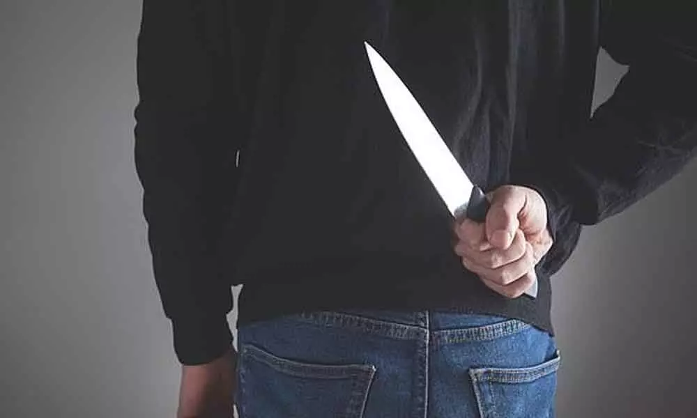 28-year-old injured as father attacks him with knife