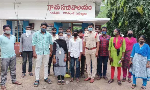 Village Defence Squad at Ganapeswaram village of Nagayalanka mandal in Krishna district