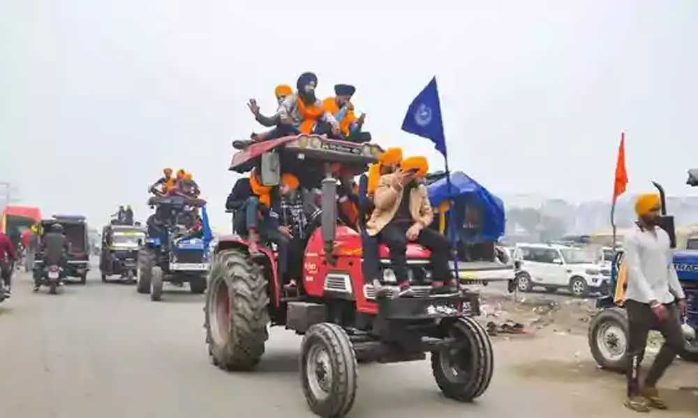 Security increased along Delhi borders ahead of farmers tractor rally