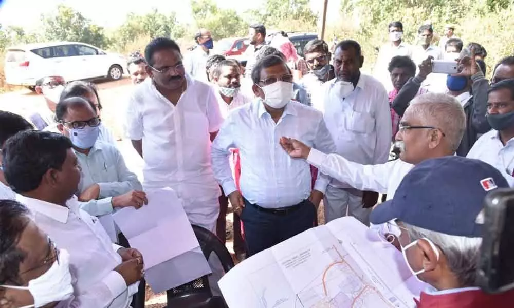 Special Chief Secretary inspects lands for CTU