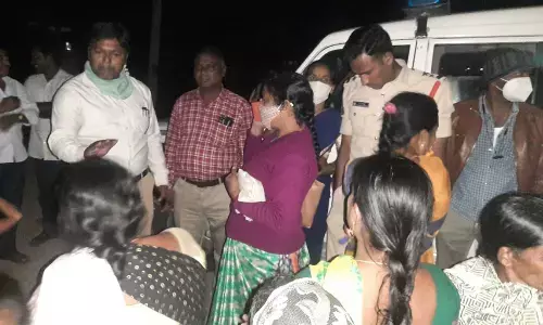 Officials facing stiff resistance from locals when they went to stop a child marriage at Thallakunta Thanda under Wardhannapet mandal on Wednesday night